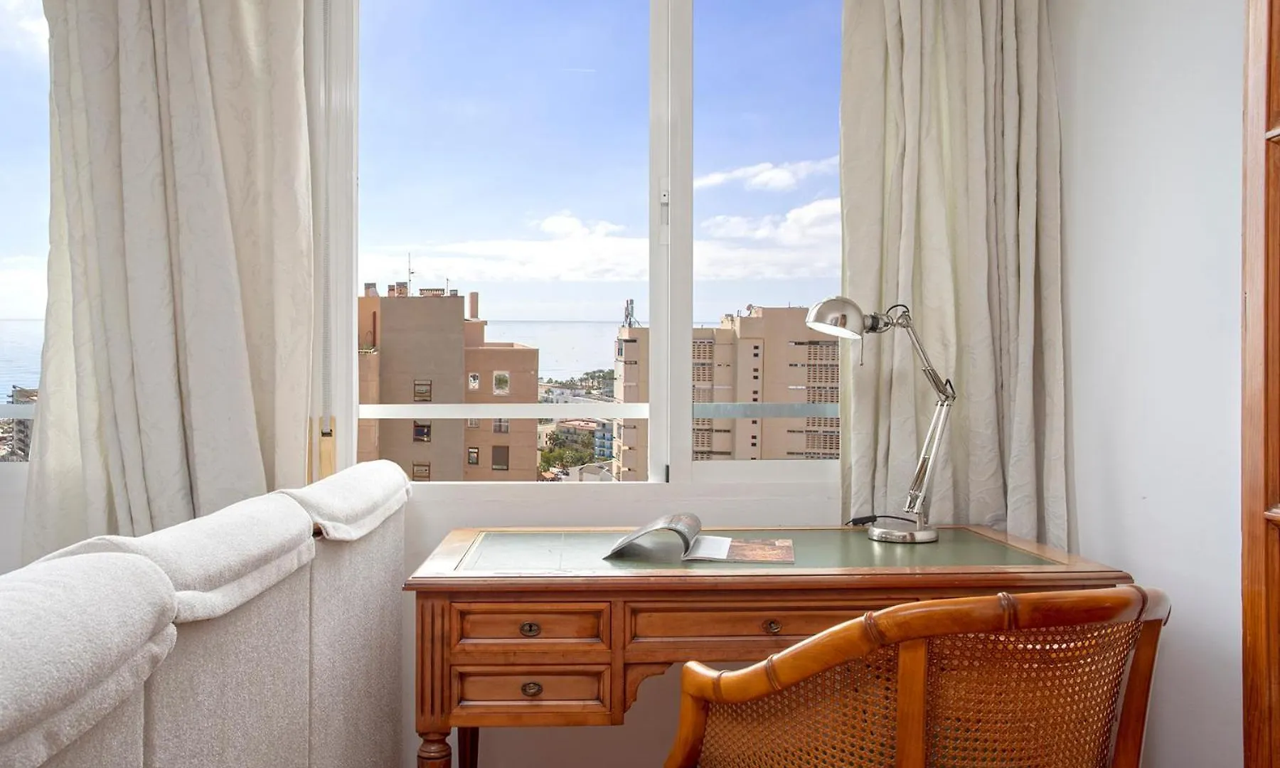 Playamar Flat In The Beach With Pool, Tennis And Paddle Court, Gardens Torremolinos