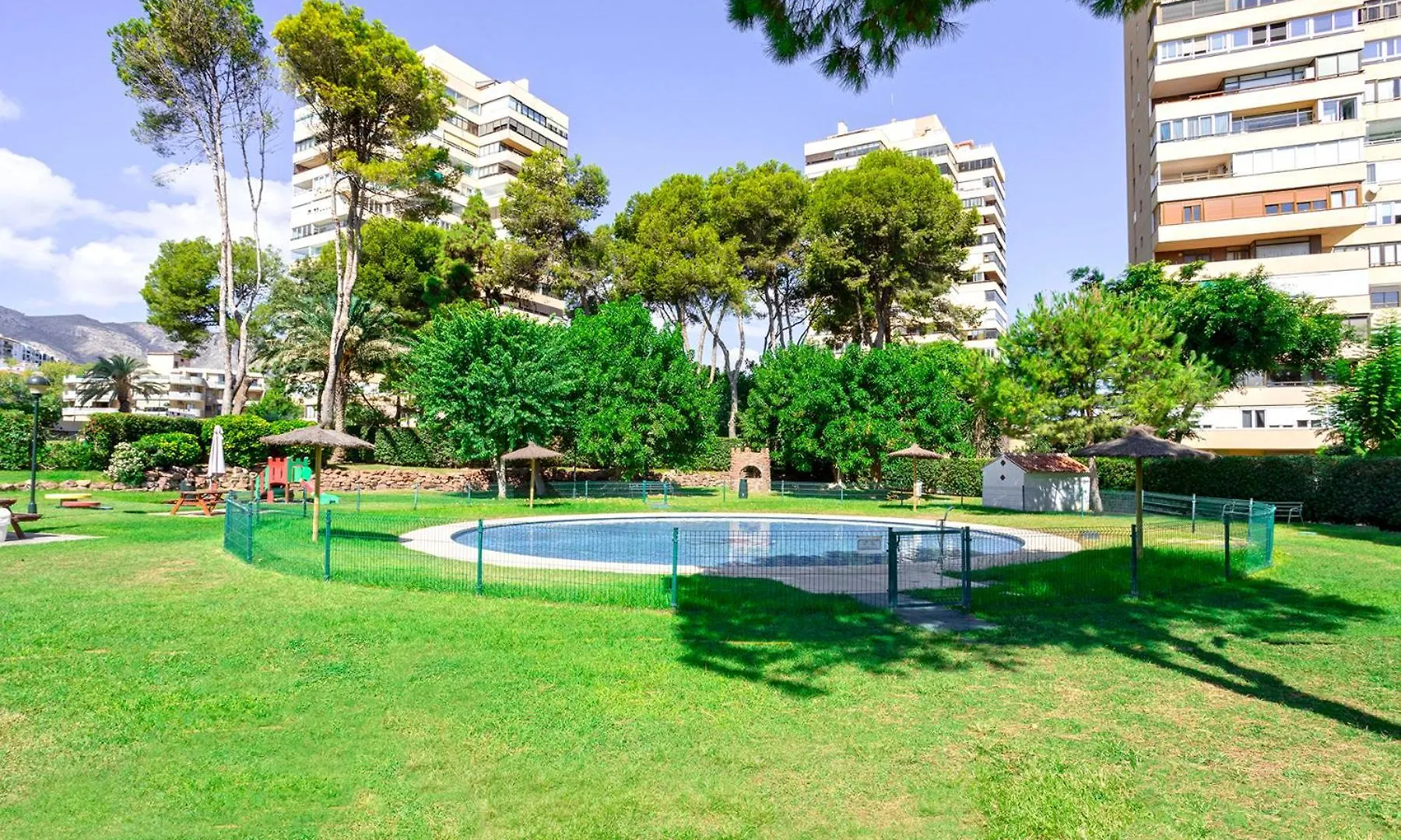 Playamar Flat In The Beach With Pool, Tennis And Paddle Court, Gardens Torremolinos